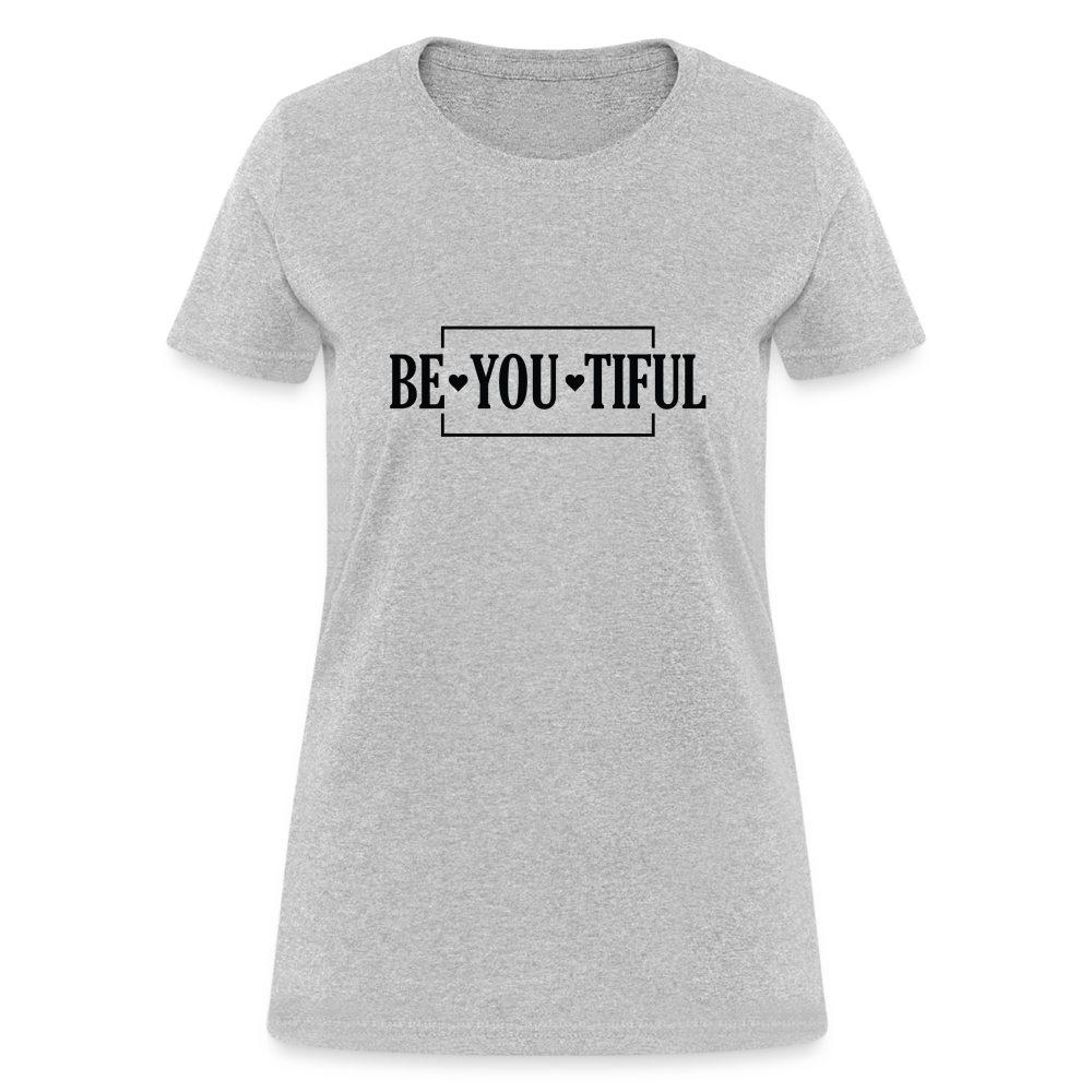 BE YOU TIFUL T-Shirt - heather gray