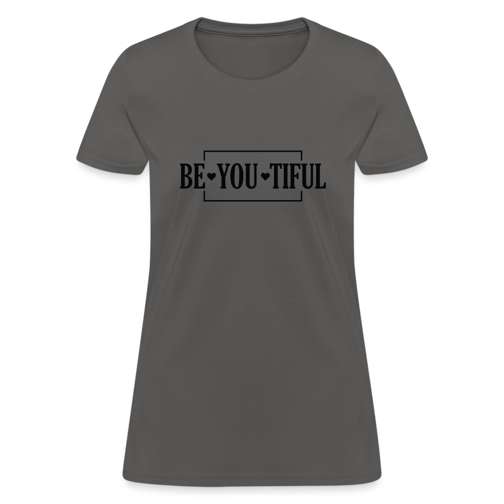 BE YOU TIFUL T-Shirt - charcoal