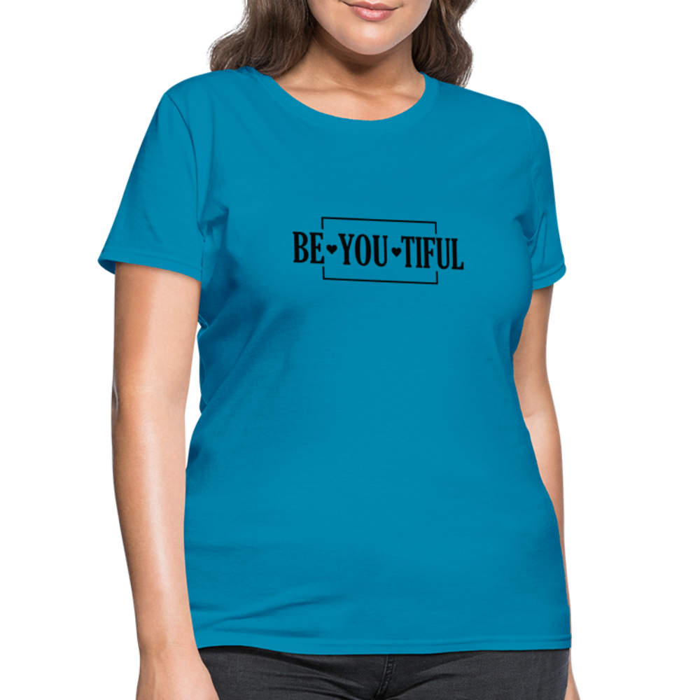 BE YOU TIFUL T-Shirt - turquoise