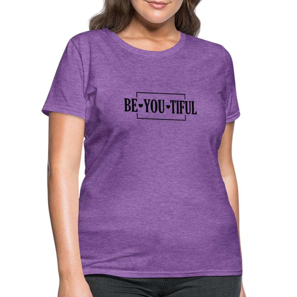 BE YOU TIFUL T-Shirt - purple heather