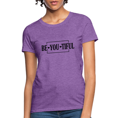 BE YOU TIFUL T-Shirt - purple heather