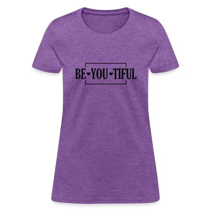 BE YOU TIFUL T-Shirt - purple heather