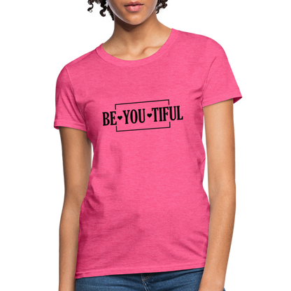 BE YOU TIFUL T-Shirt - heather pink