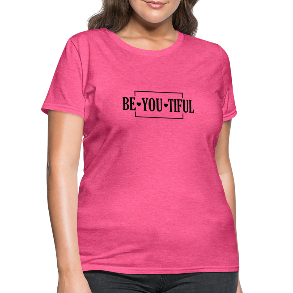 BE YOU TIFUL T-Shirt - heather pink