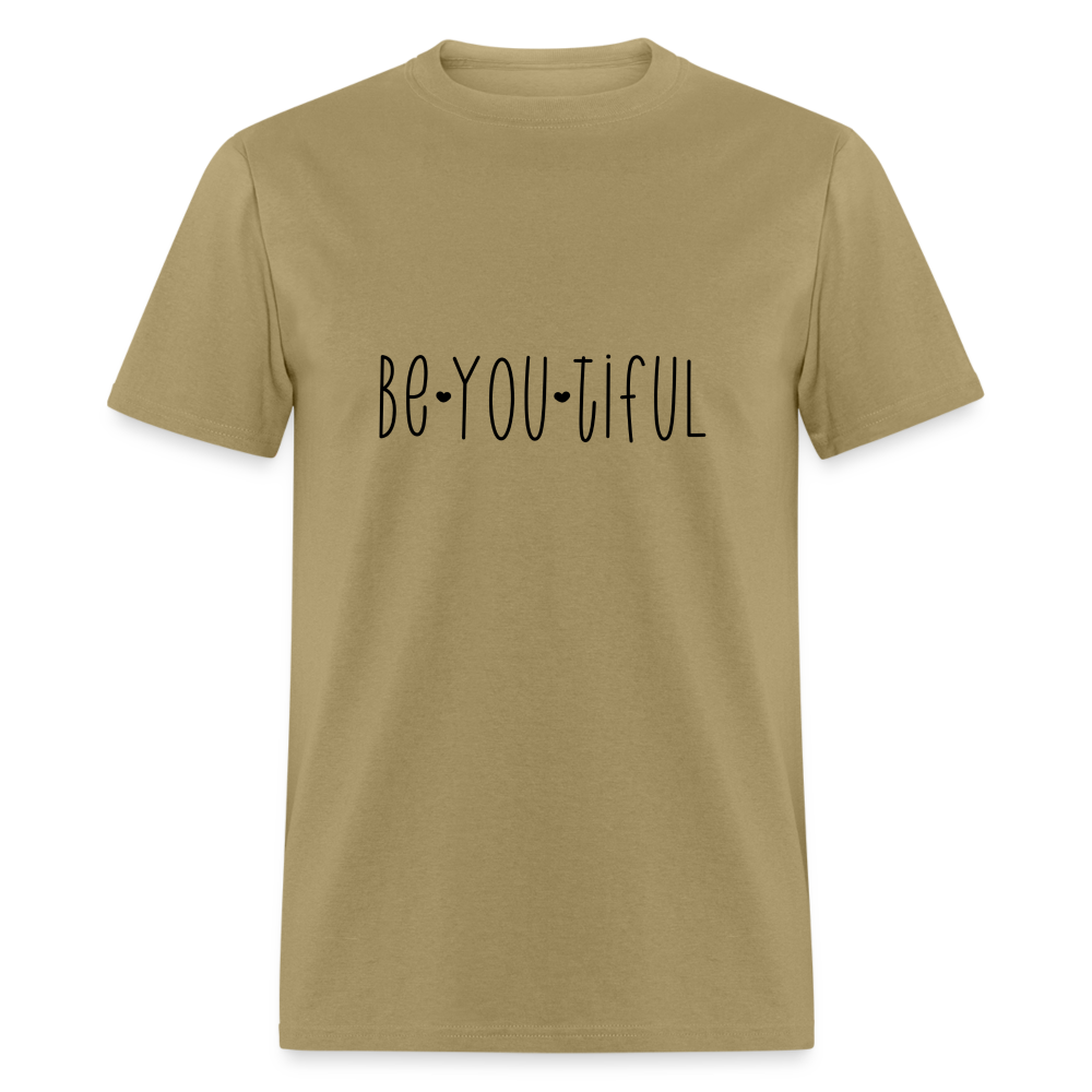 Be You Tiful T-Shirt (Beautiful) - khaki