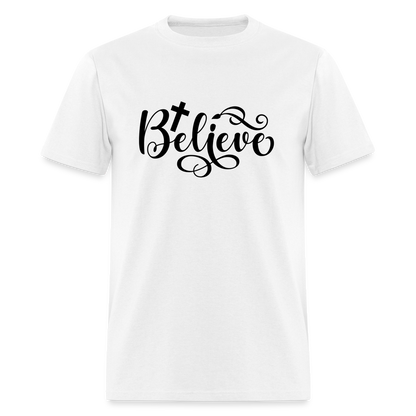 Believe T-Shirt (Cross) - white