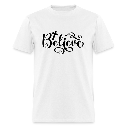 Believe T-Shirt (Cross) - white