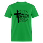 Pray On It, Pray Over It, Pray Through It T-Shirt - bright green