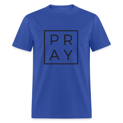 Pray T-Shirt - royal blue
