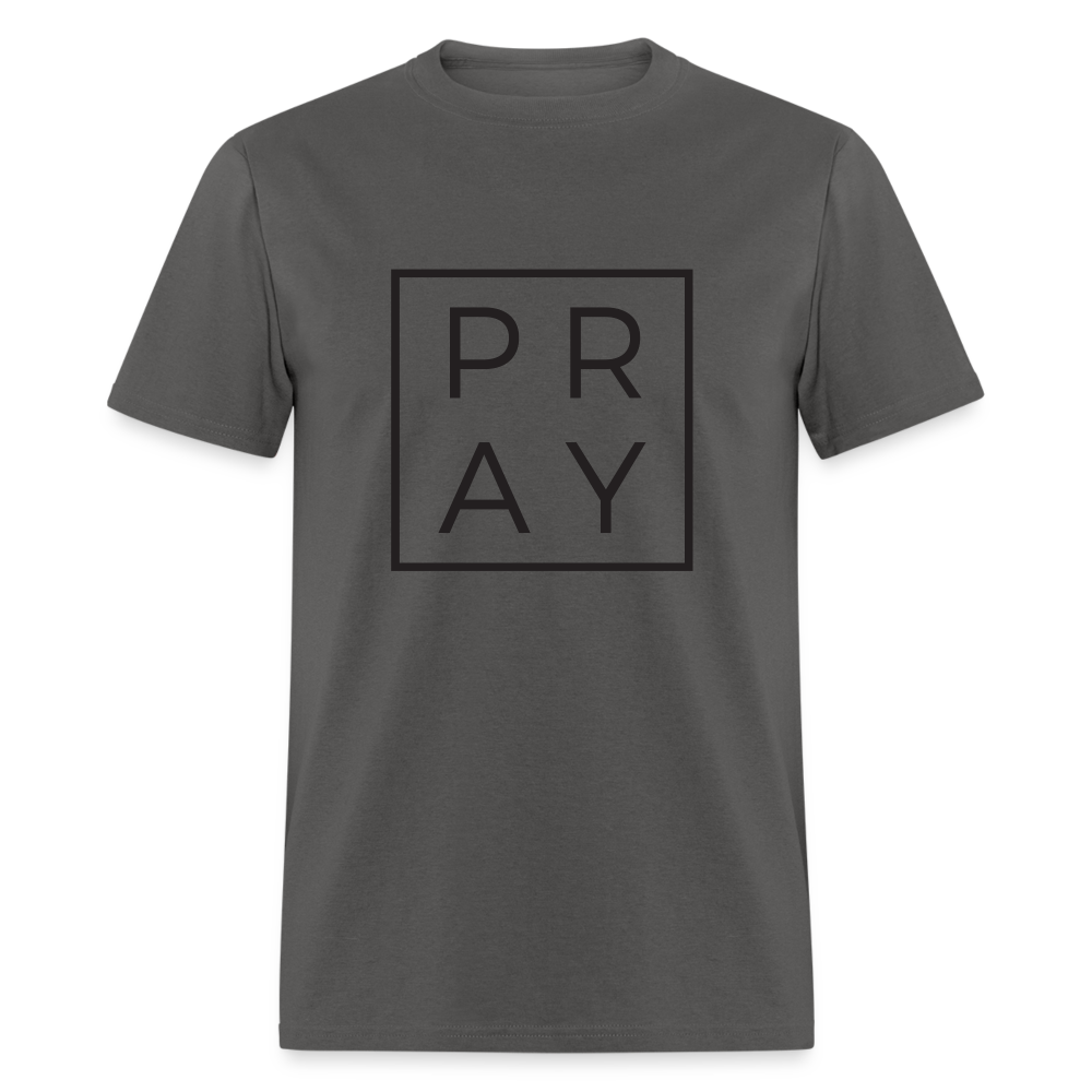 Pray T-Shirt - charcoal