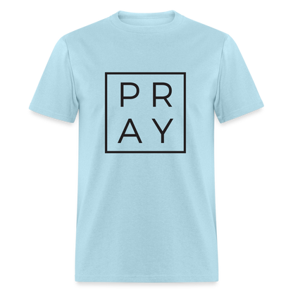 Pray T-Shirt - powder blue