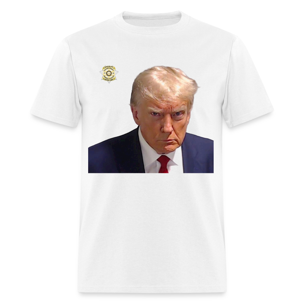 Trump Mugshot T-Shirt (Customizeable) - white