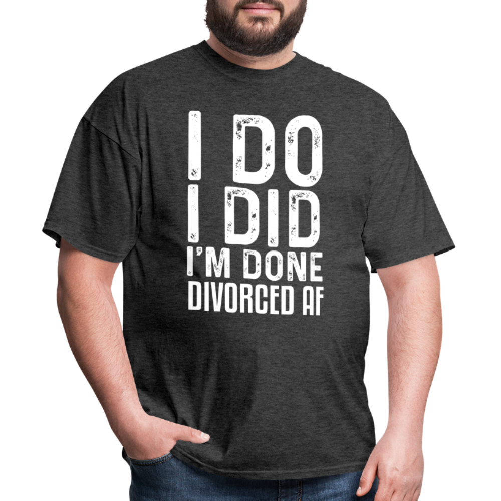 Divorced AF T-Shirt - heather black