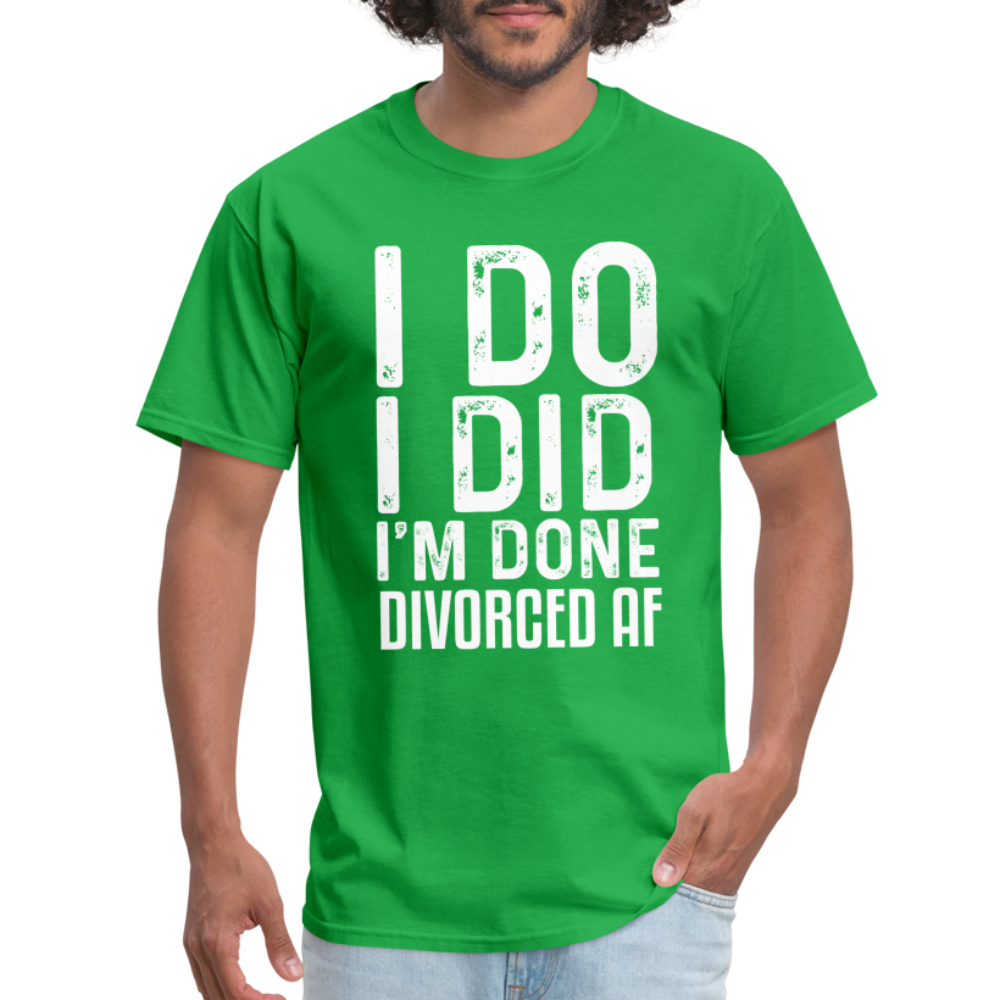 Divorced AF T-Shirt - bright green