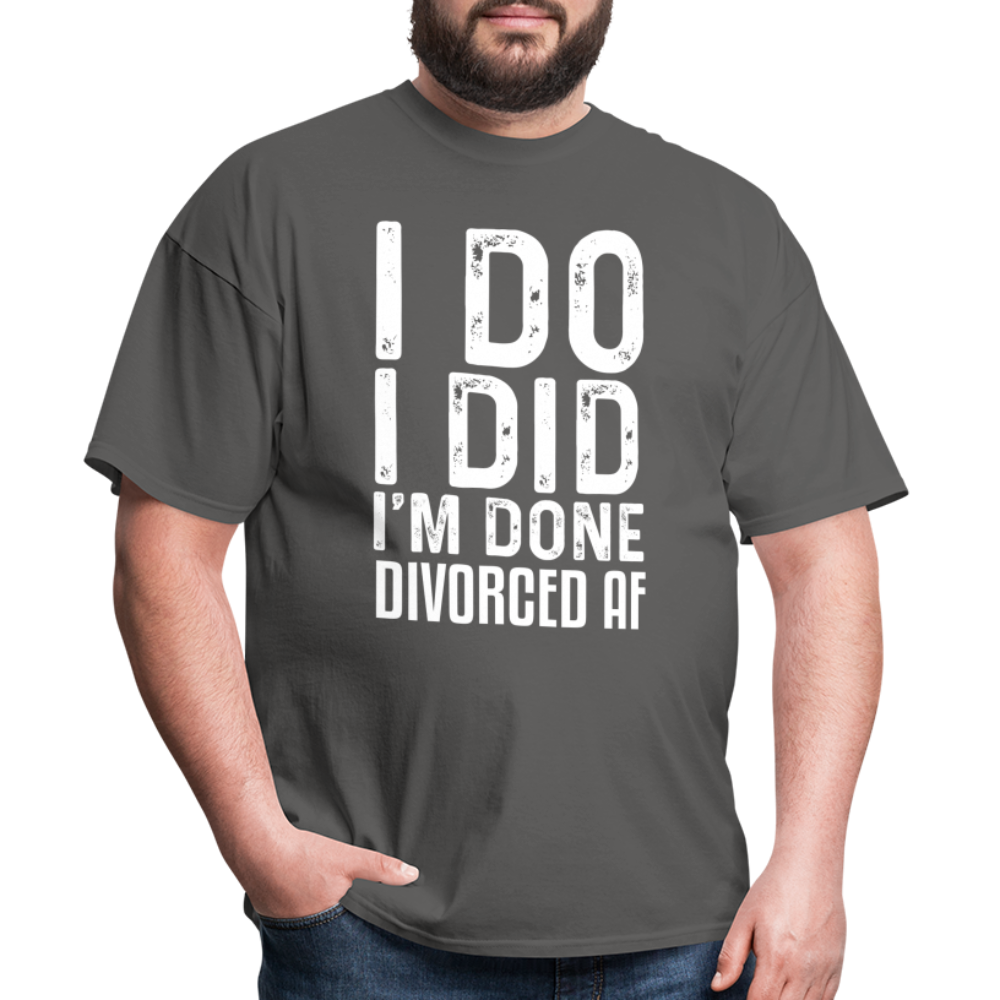 Divorced AF T-Shirt - charcoal