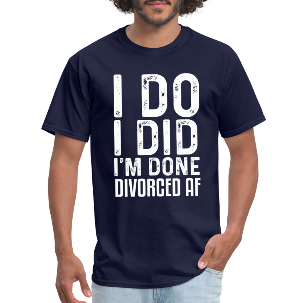 Divorced AF T-Shirt - navy
