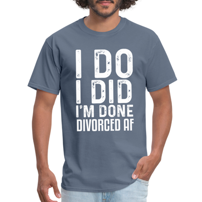 Divorced AF T-Shirt - denim