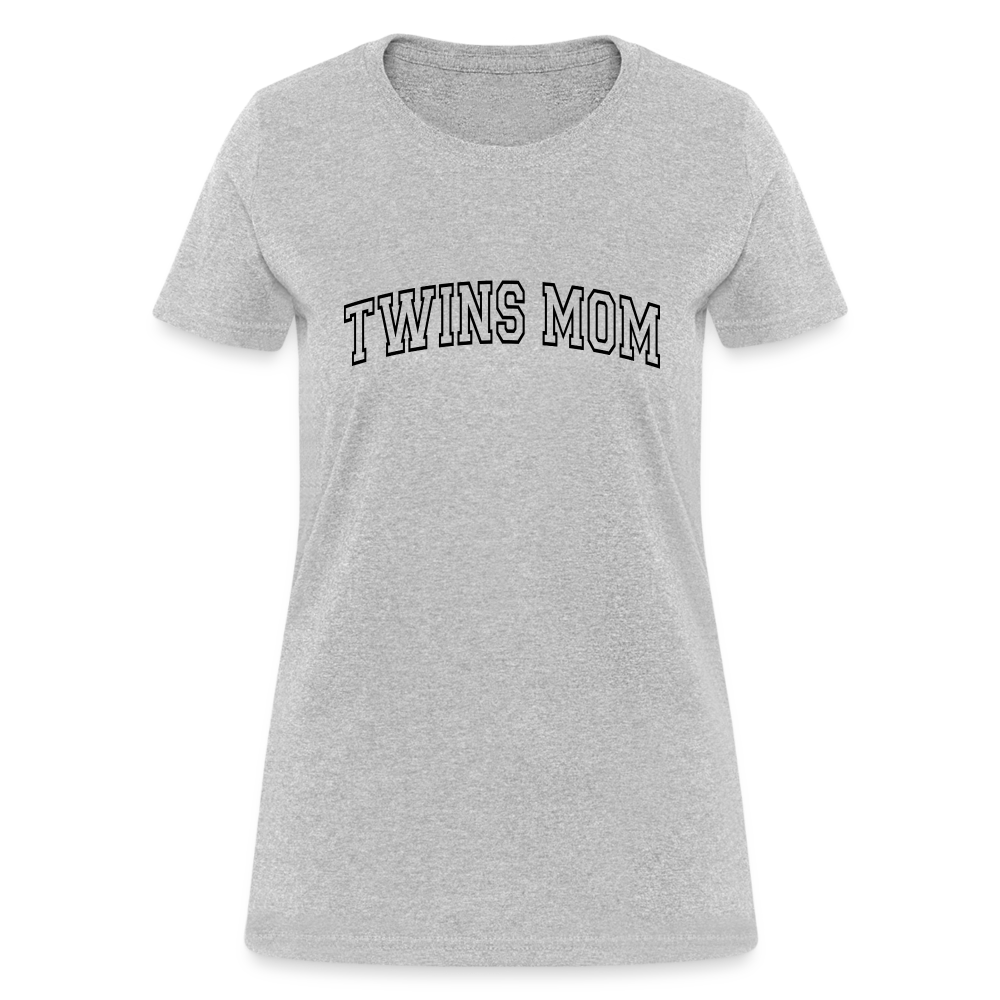Twins Mom Women's T-Shirt - heather gray