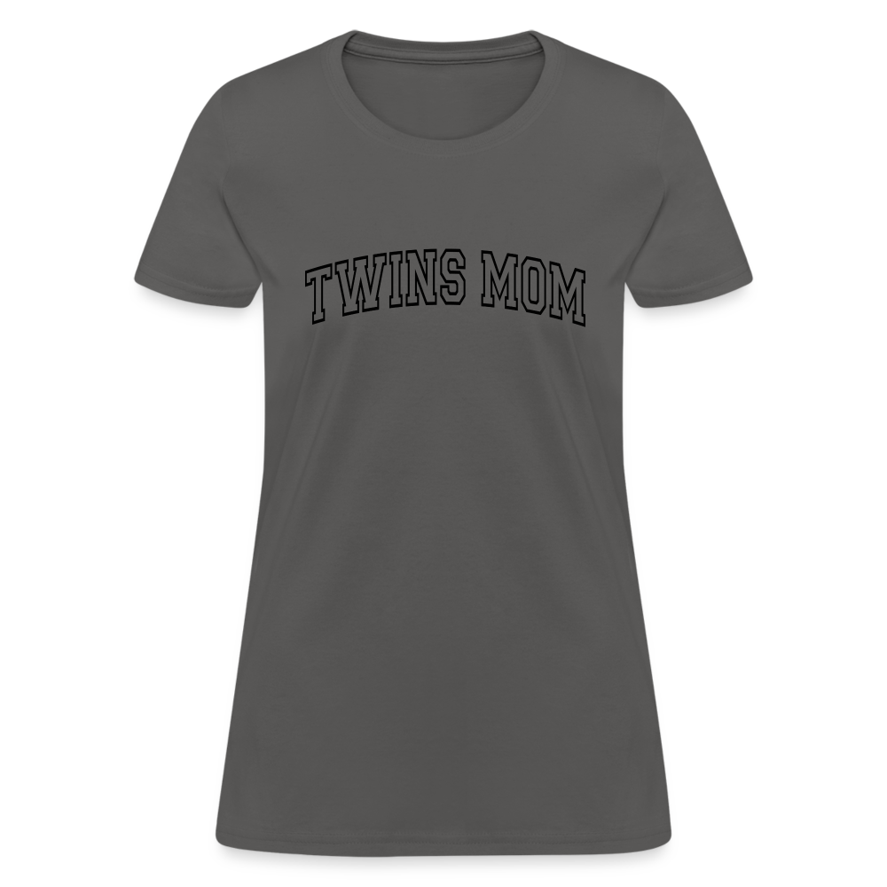 Twins Mom Women's T-Shirt - charcoal