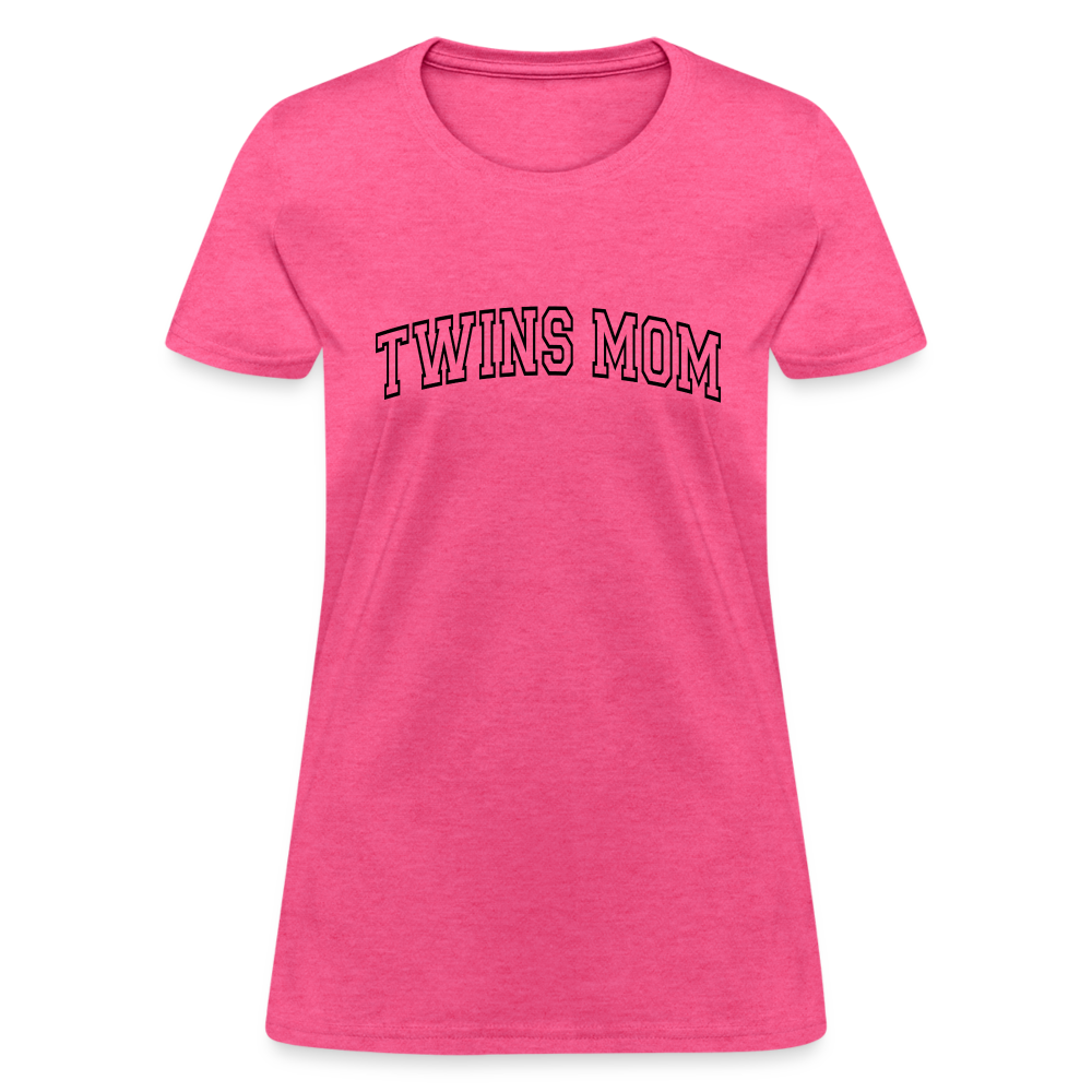 Twins Mom Women's T-Shirt - heather pink