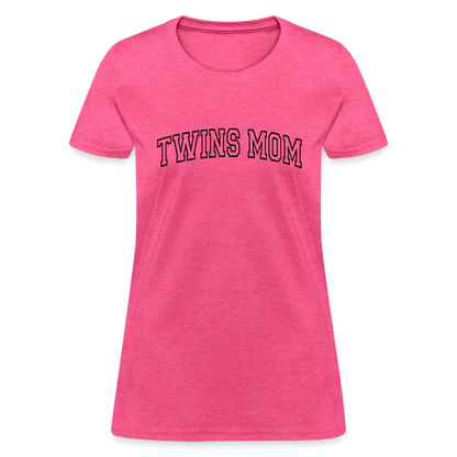 Twins Mom Women's T-Shirt - heather pink