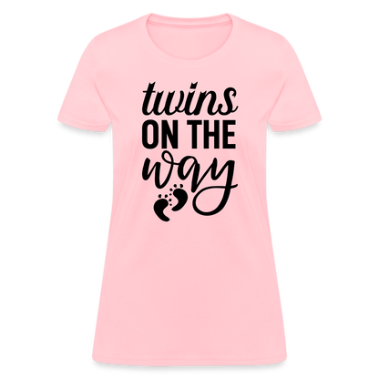 Twins on the Way Women's T-Shirt - pink