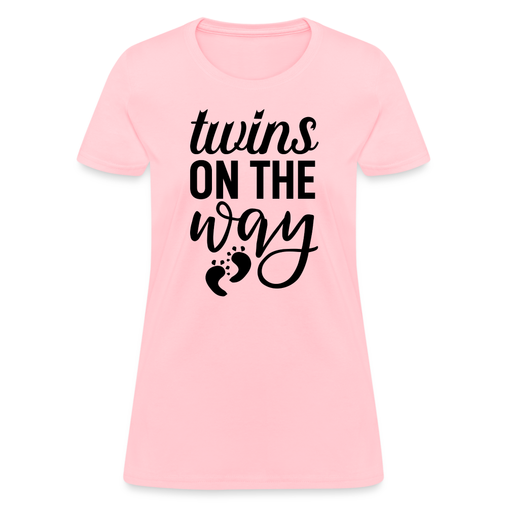 Twins on the Way Women's T-Shirt - pink