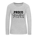 Proud Grandma of Twins Women's Premium Long Sleeve T-Shirt