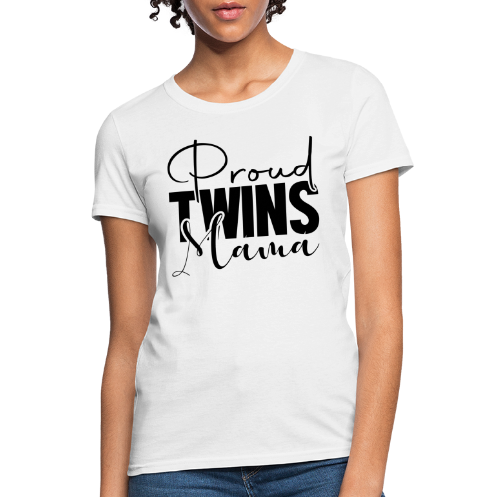 Proud Twins Mama T-Shirt - white