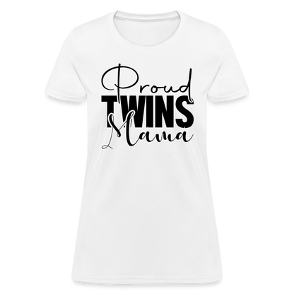 Proud Twins Mama T-Shirt - white