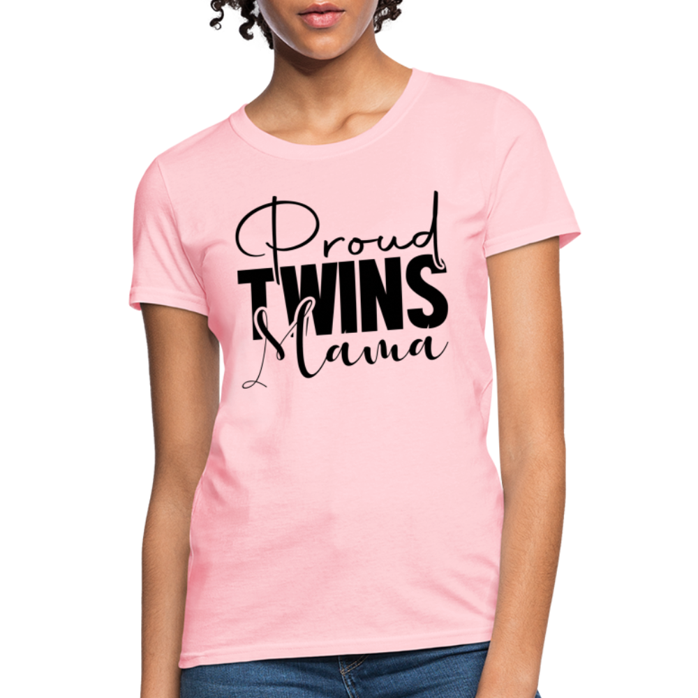 Proud Twins Mama T-Shirt - pink