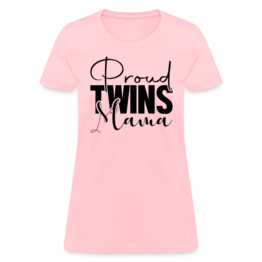 Proud Twins Mama T-Shirt - pink