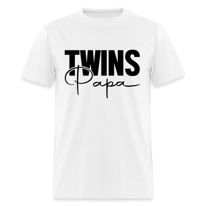 Twins Papa T-Shirt - white