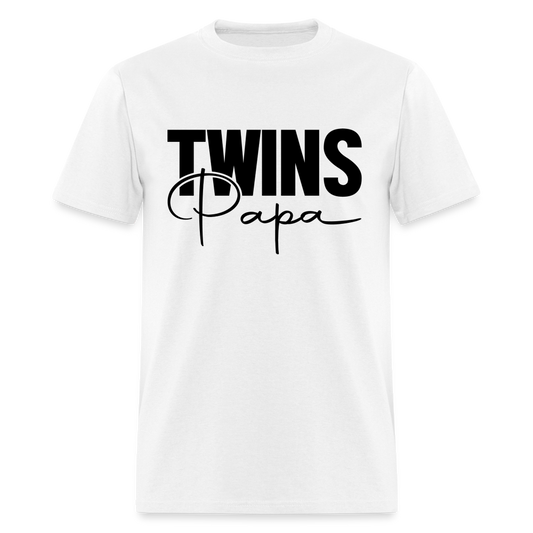 Twins Papa T-Shirt - white