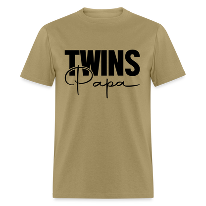 Twins Papa T-Shirt - khaki