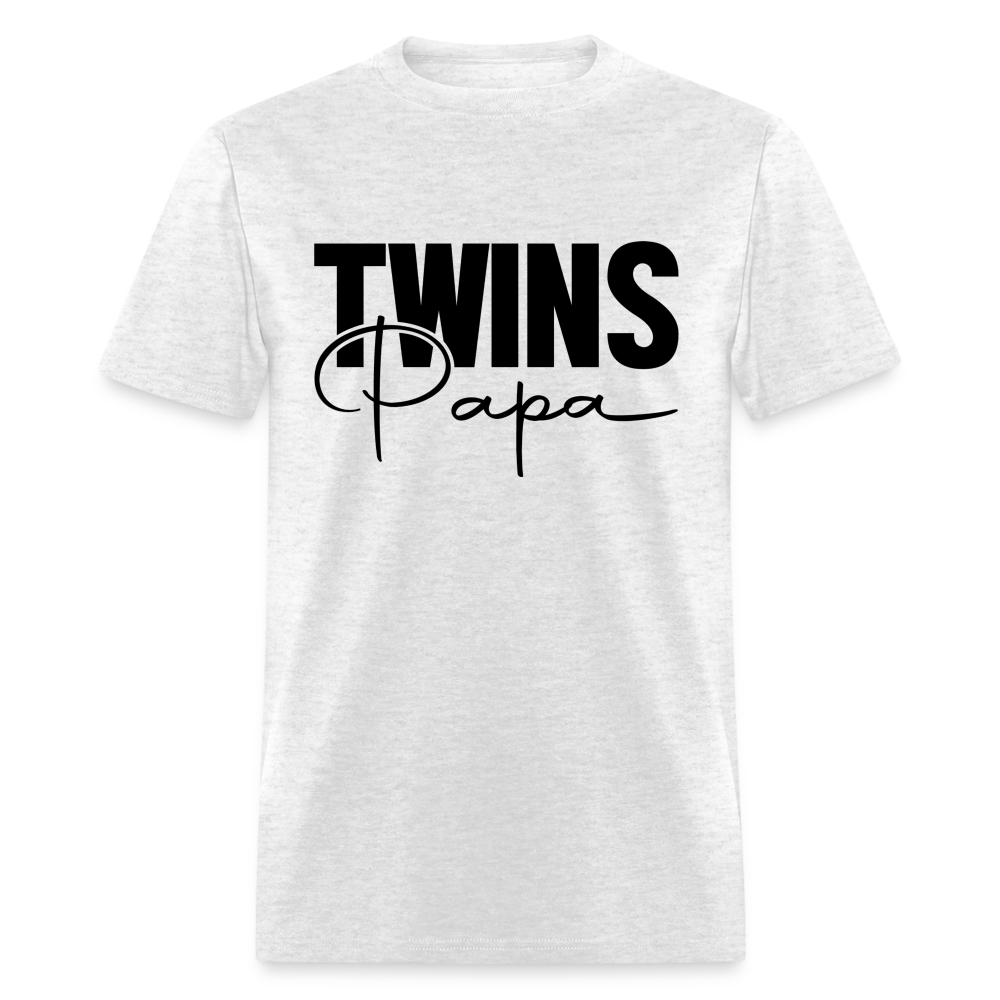 Twins Papa T-Shirt - light heather gray