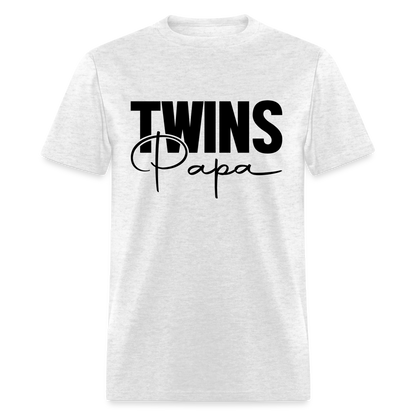 Twins Papa T-Shirt - light heather gray