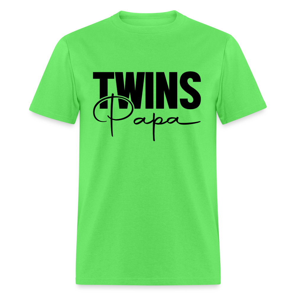 Twins Papa T-Shirt - kiwi