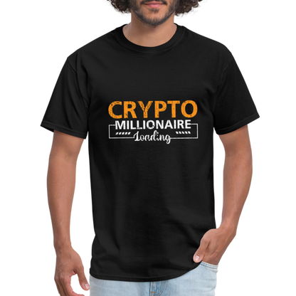 Crypto Millionaire Loading T-Shirt - black