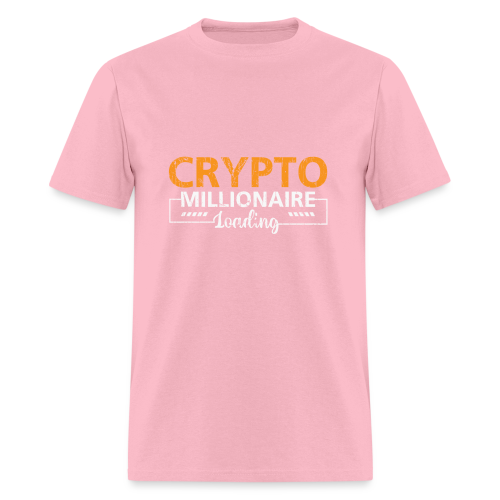 Crypto Millionaire Loading T-Shirt - pink