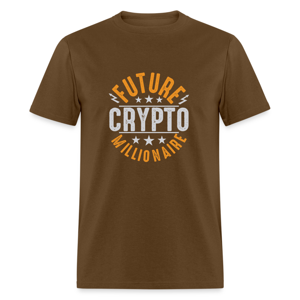 Future Crypto Millionaire T-Shirt - brown
