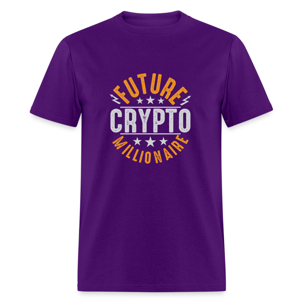 Future Crypto Millionaire T-Shirt - purple