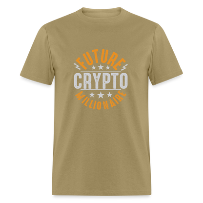 Future Crypto Millionaire T-Shirt - khaki