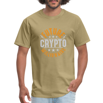 Future Crypto Millionaire T-Shirt - khaki