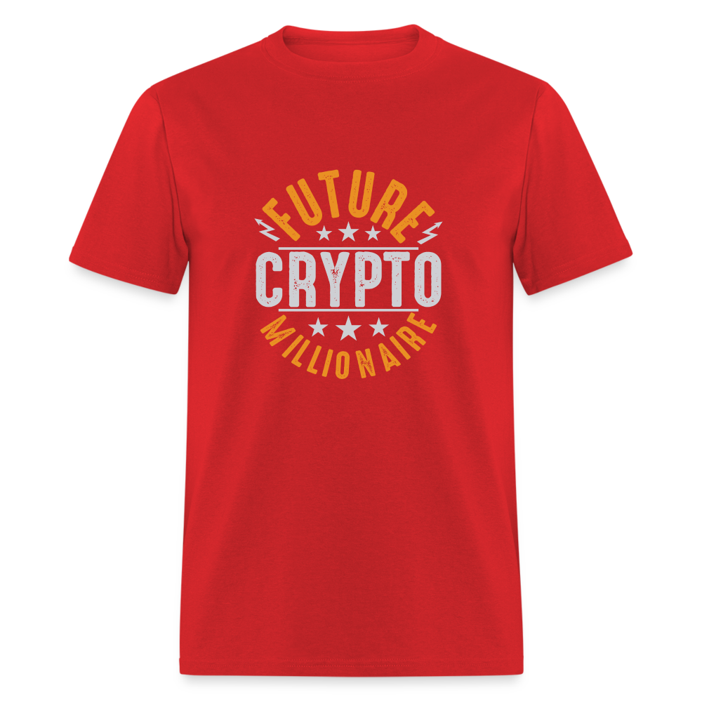 Future Crypto Millionaire T-Shirt - red