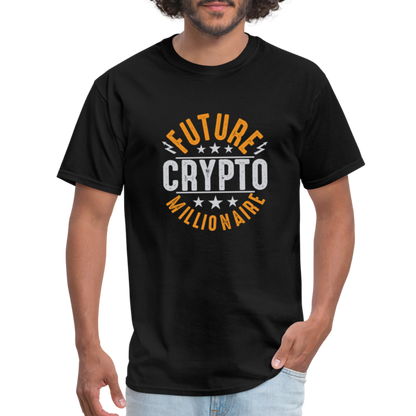 Future Crypto Millionaire T-Shirt - black