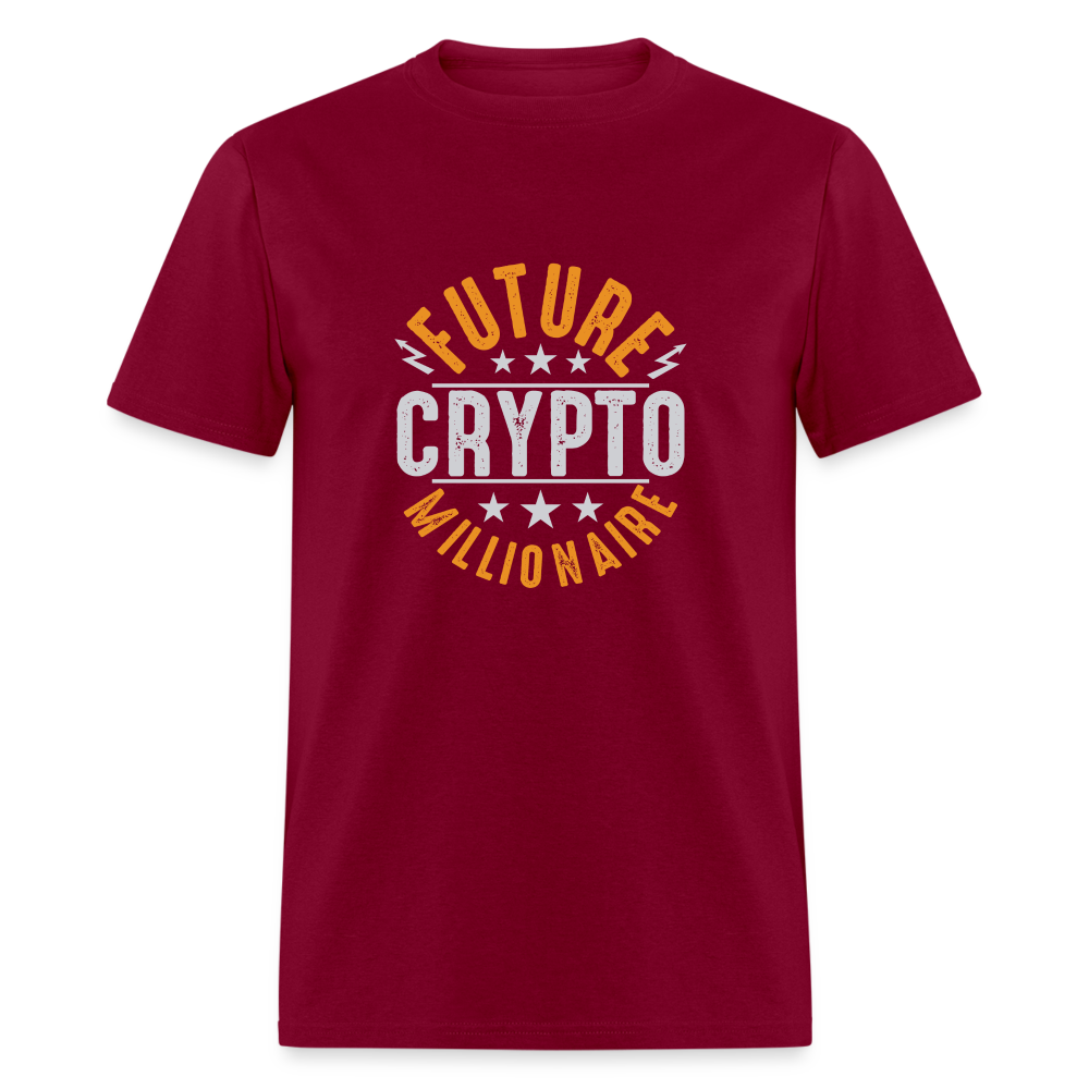 Future Crypto Millionaire T-Shirt - burgundy