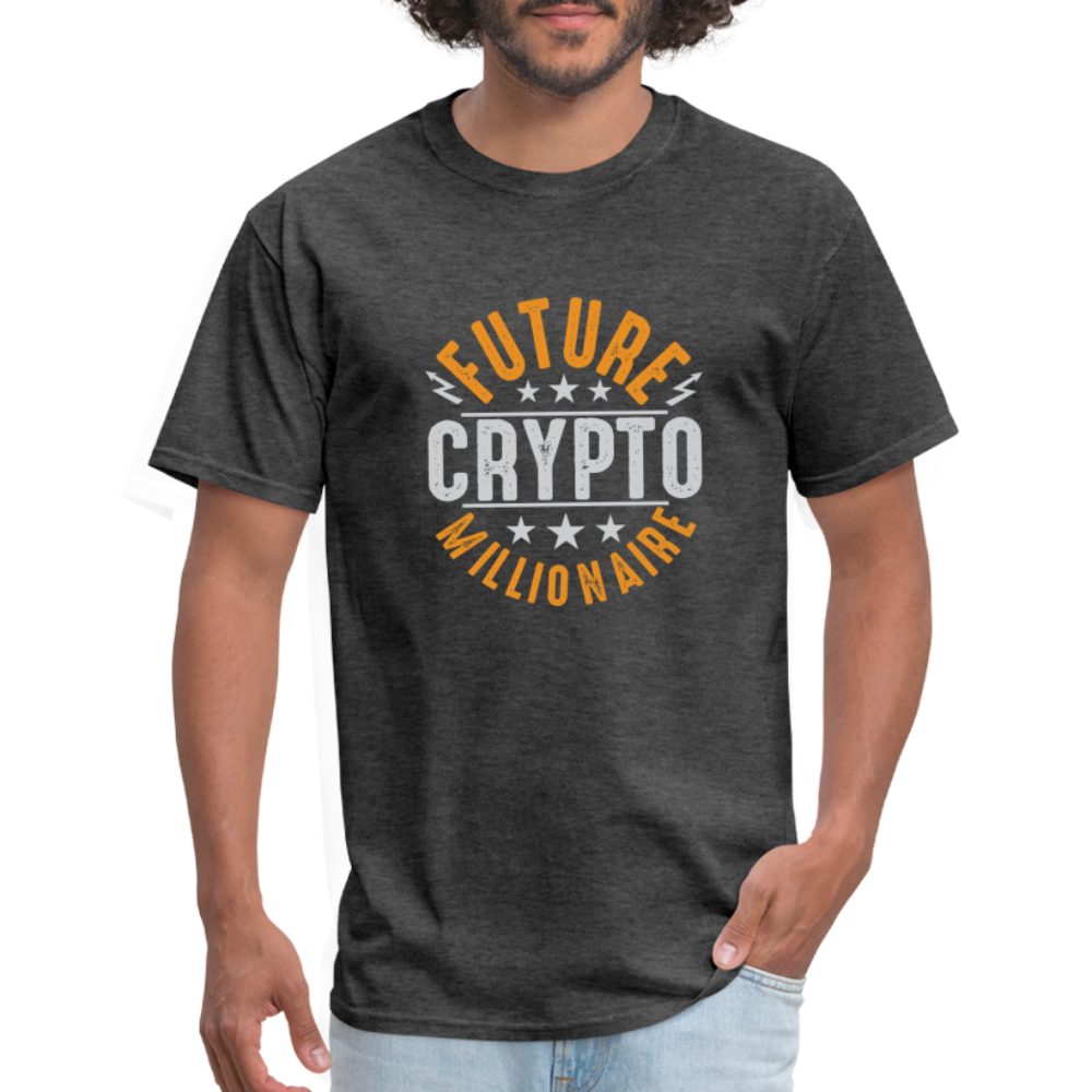 Future Crypto Millionaire T-Shirt - heather black