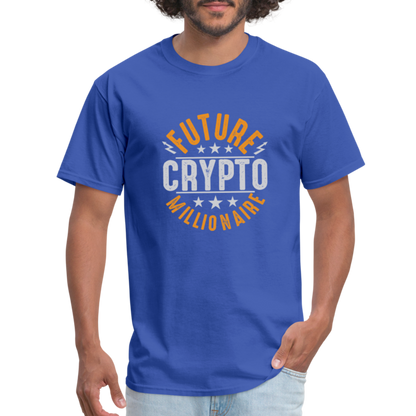 Future Crypto Millionaire T-Shirt - royal blue