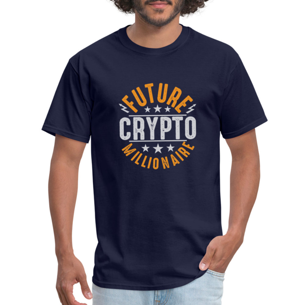 Future Crypto Millionaire T-Shirt - navy